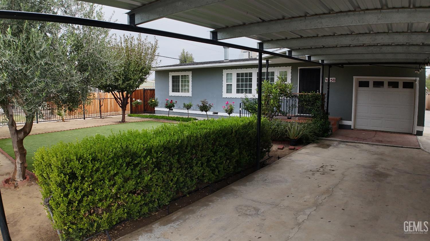 Undisclosed Address New Cuyama, CA 93254 - Photo 17 of 45 a view of a porch with furniture and garden