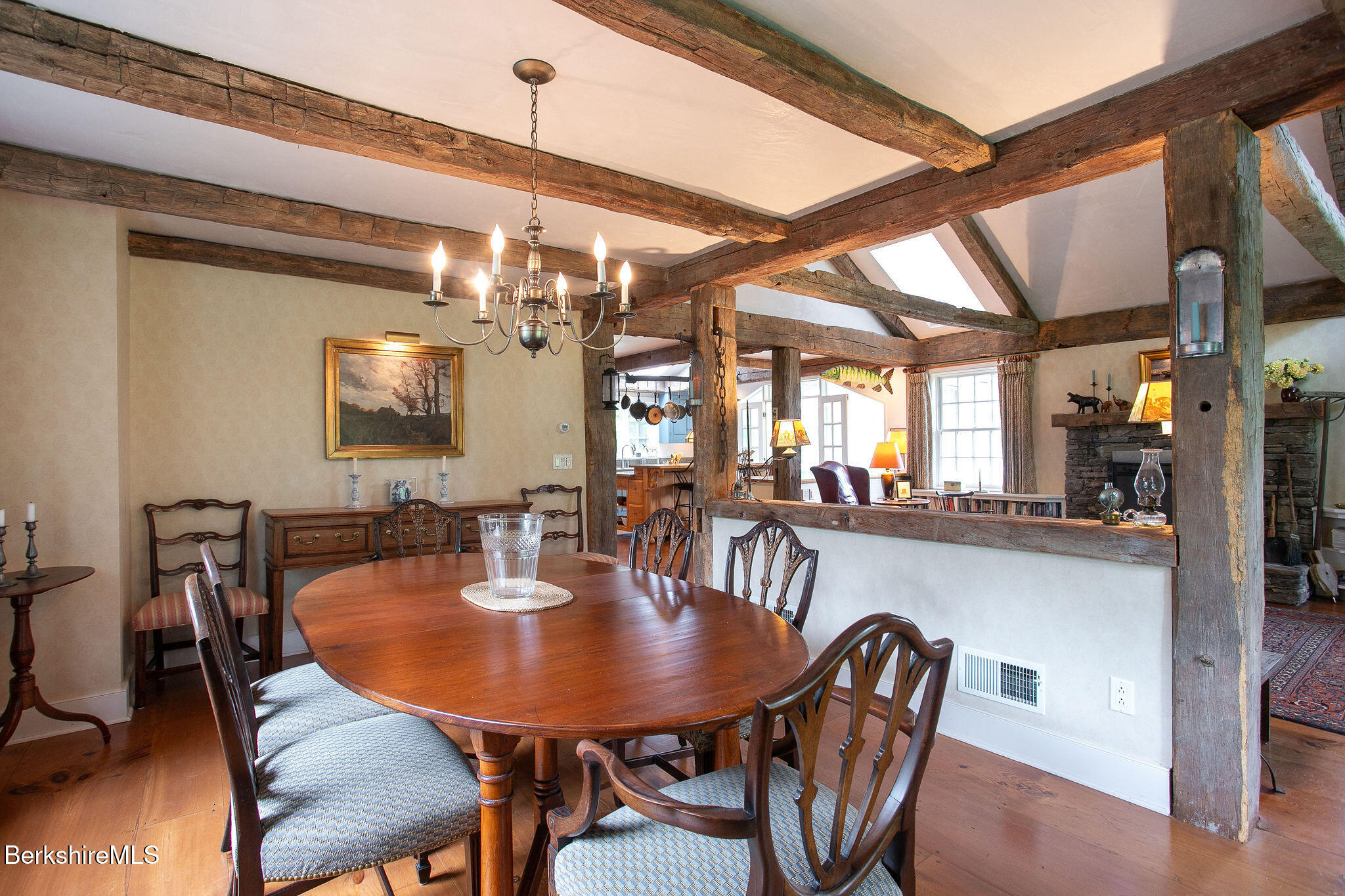 Undisclosed Address West Stockbridge, MA 01236 - Photo 18 of 61 a view of a dining room with furniture and wooden floor