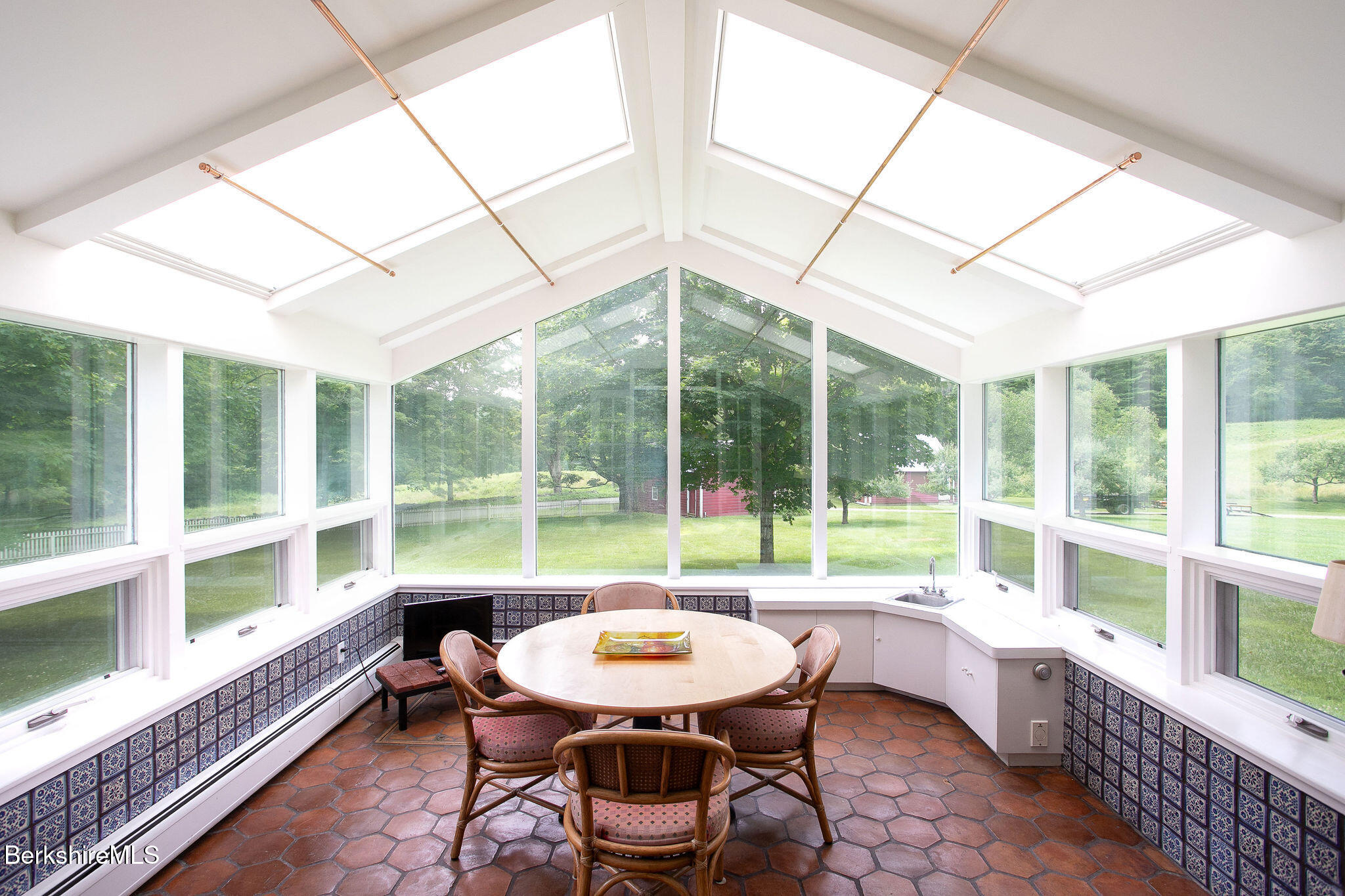 Undisclosed Address West Stockbridge, MA 01236 - Photo 25 of 61 a view of a dining room with furniture window and outside view