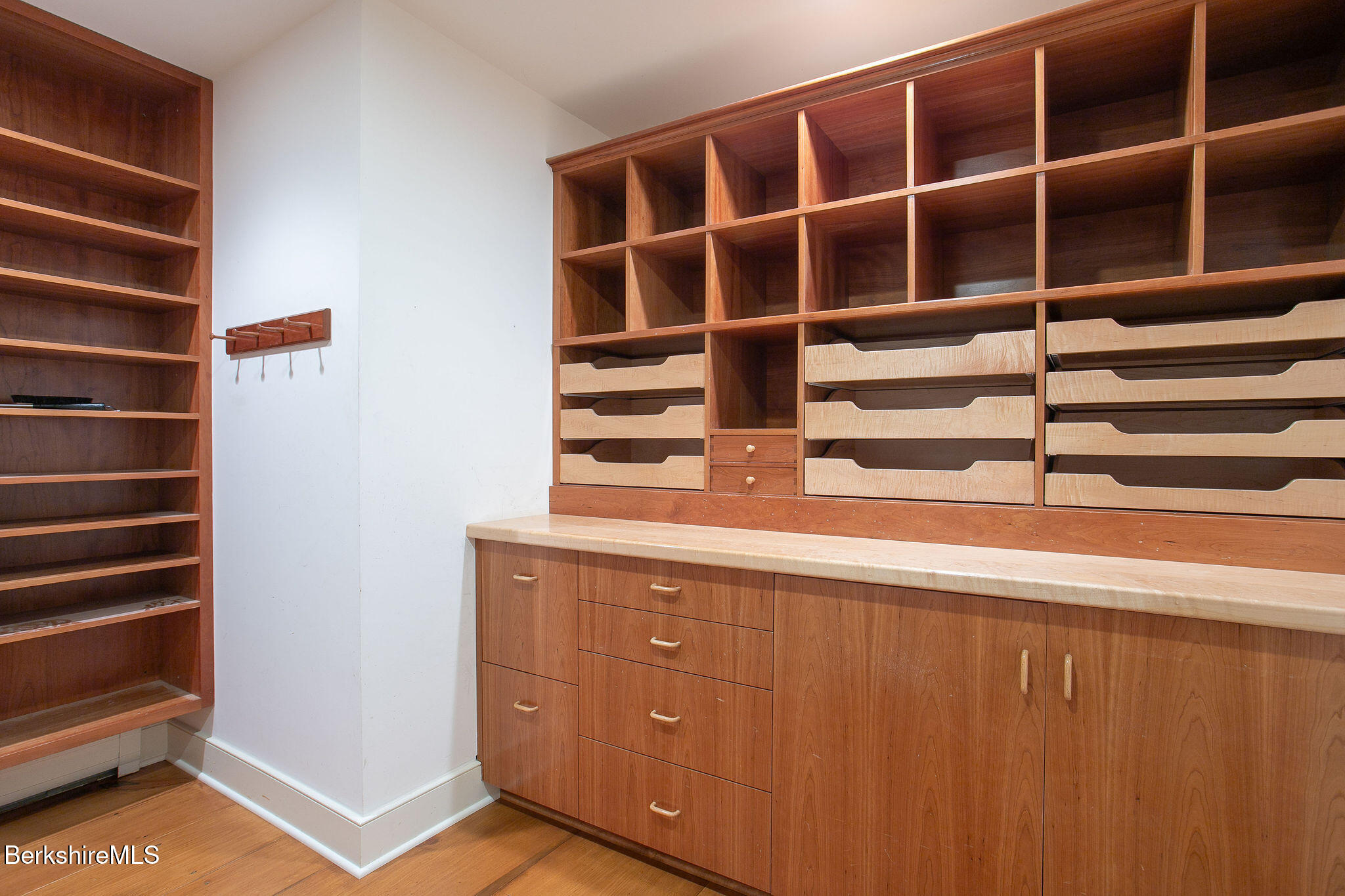 Undisclosed Address West Stockbridge, MA 01236 - Photo 35 of 61 a view of walk in closet with empty racks