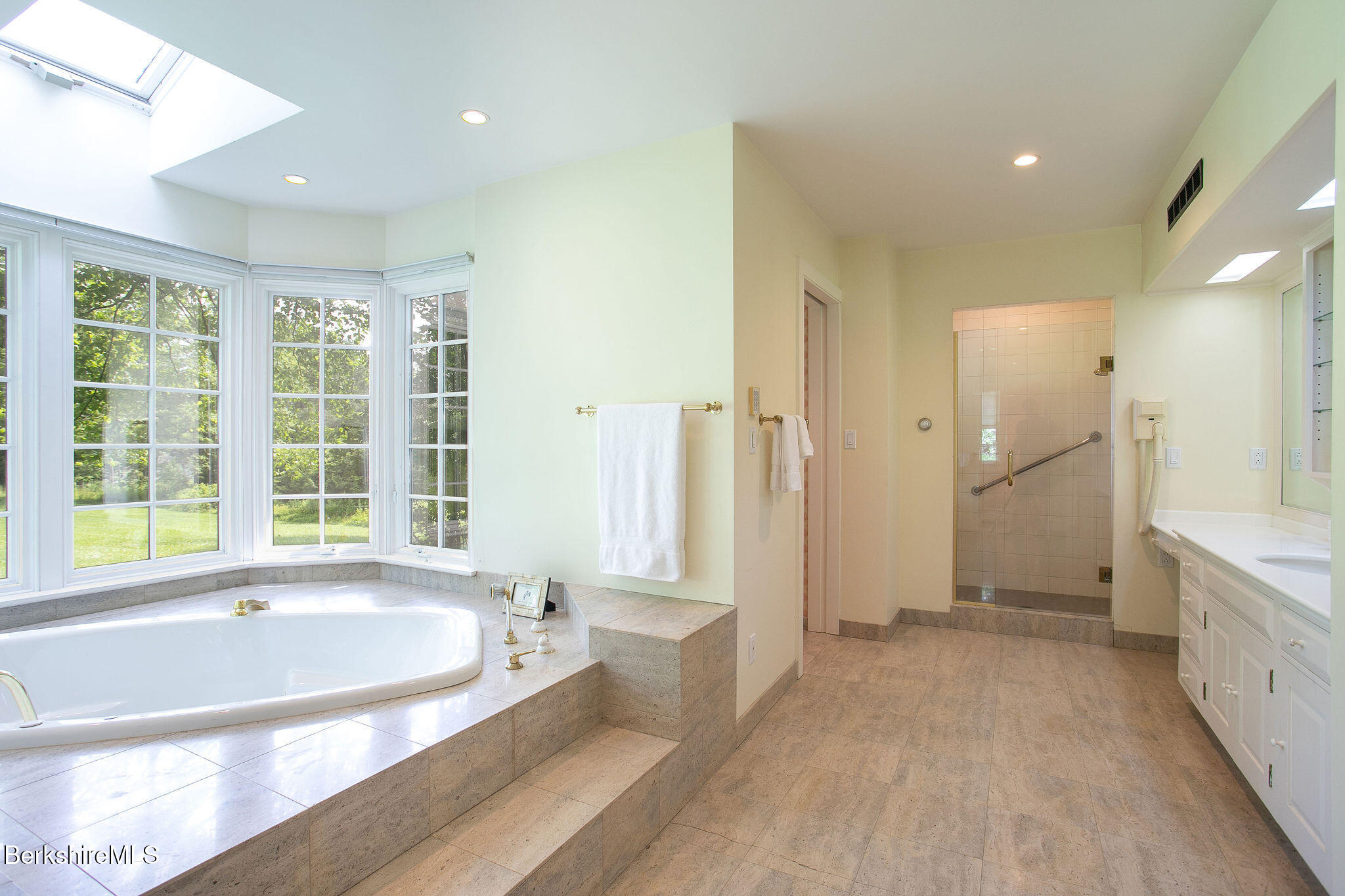 Undisclosed Address West Stockbridge, MA 01236 - Photo 39 of 61 a bathroom with a tub a sink and a large window