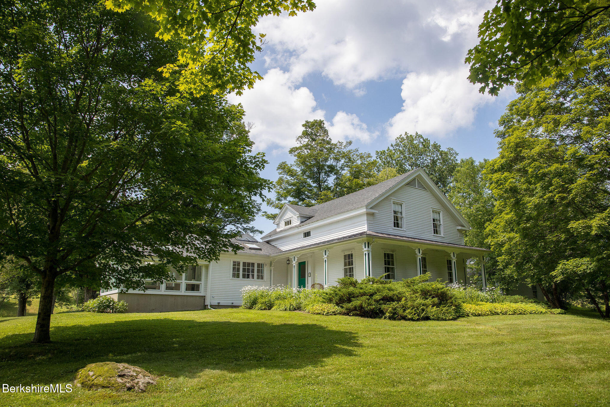 Undisclosed Address West Stockbridge, MA 01236 - Photo 59 of 61 a front view of a house with a garden