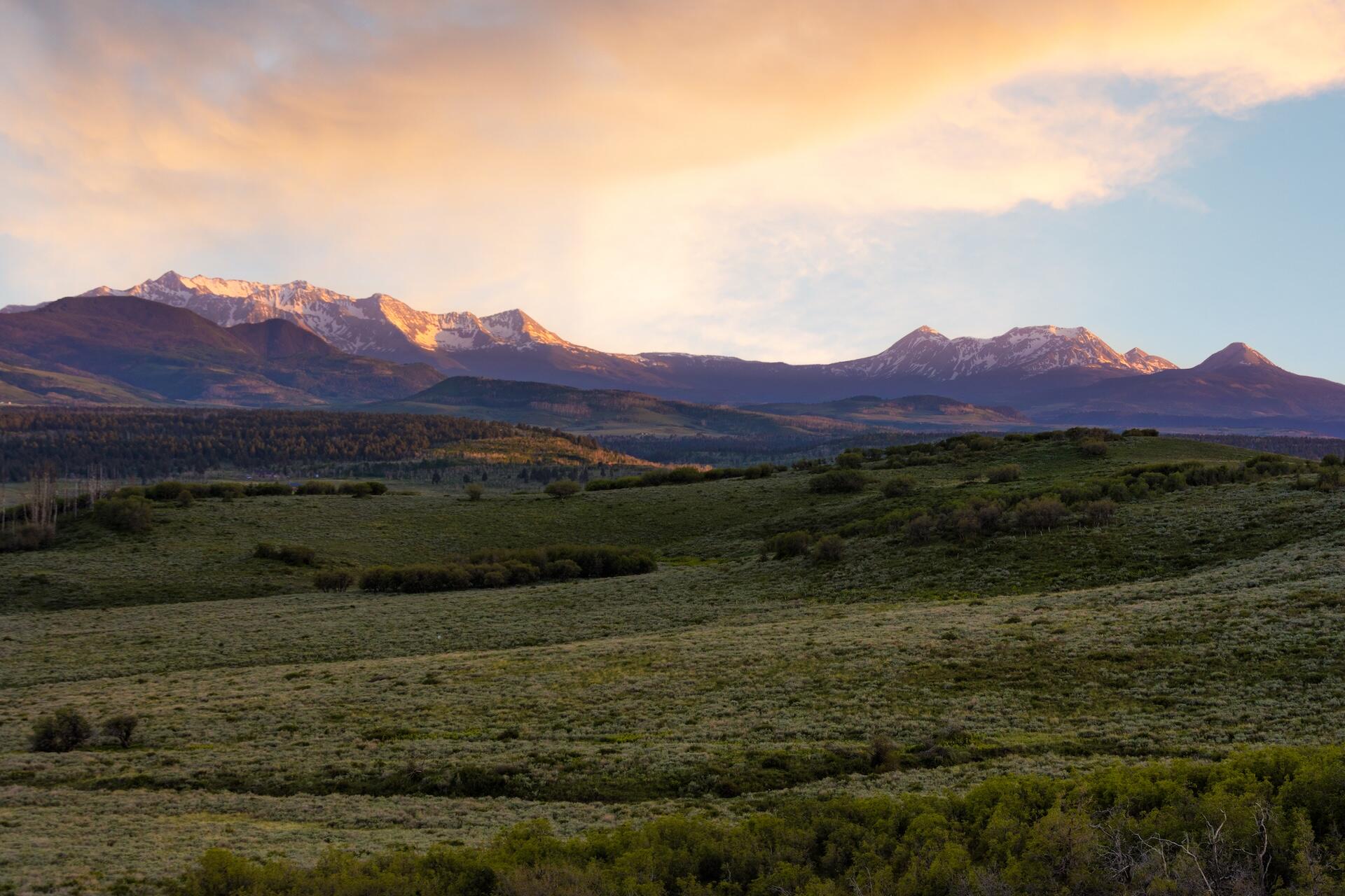 3362 Ranch Road Ridgway, CO 81432 - Photo 31 of 40 a view of a lake with mountains in the background