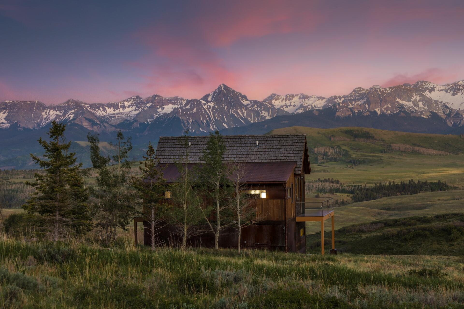 3362 Ranch Road Ridgway, CO 81432 - Photo 34 of 40 a view of a city with sunset view