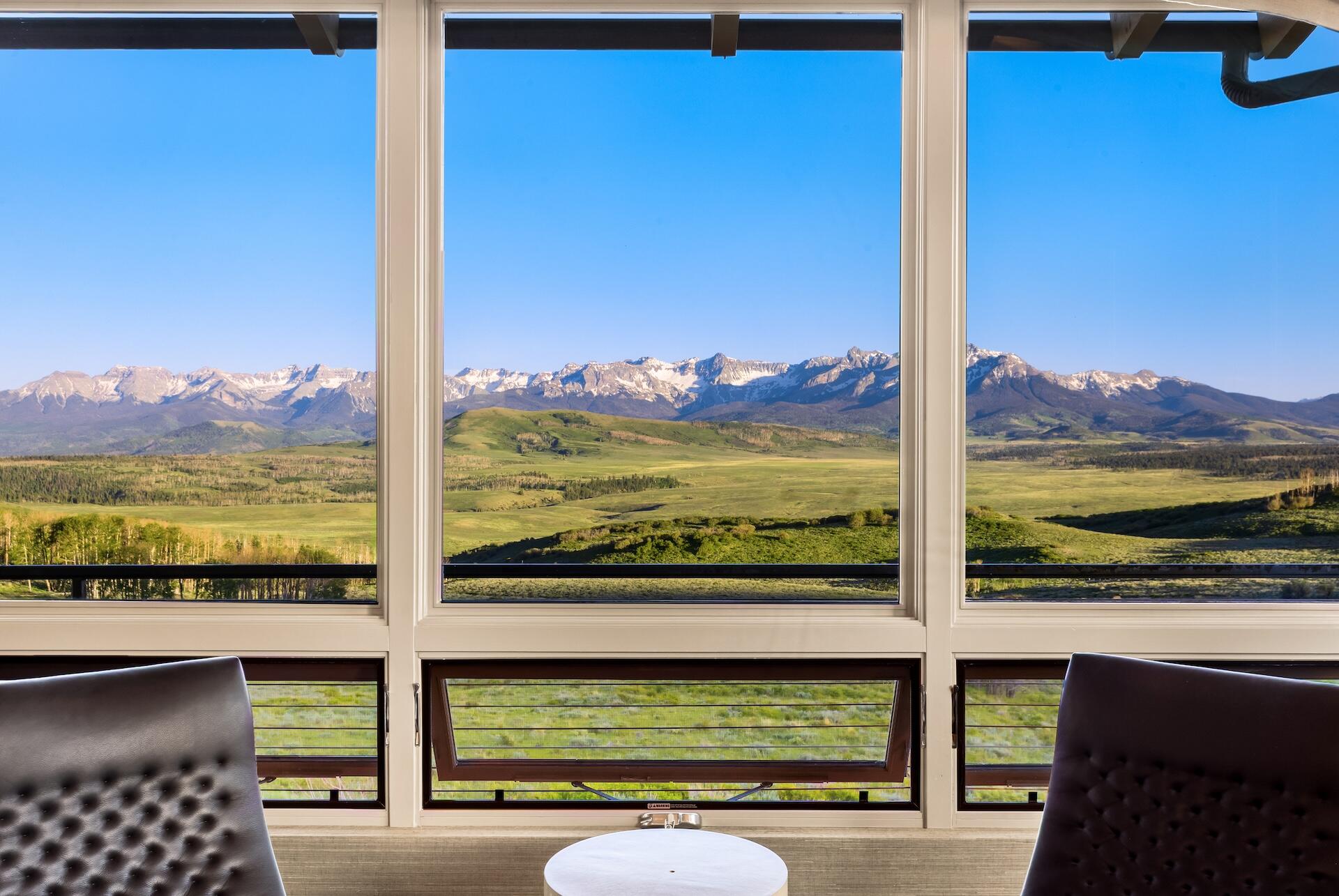 3362 Ranch Road Ridgway, CO 81432 - Photo 7 of 40 a view of a city from a window