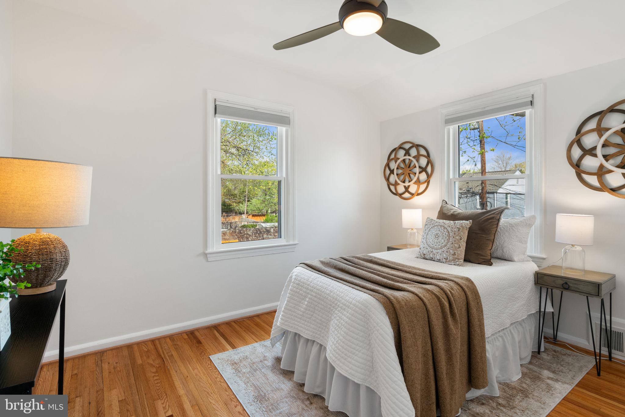 6021 Williamsburg Road Alexandria, VA 22303 - Photo 22 of 44 a bedroom with a bed and a window