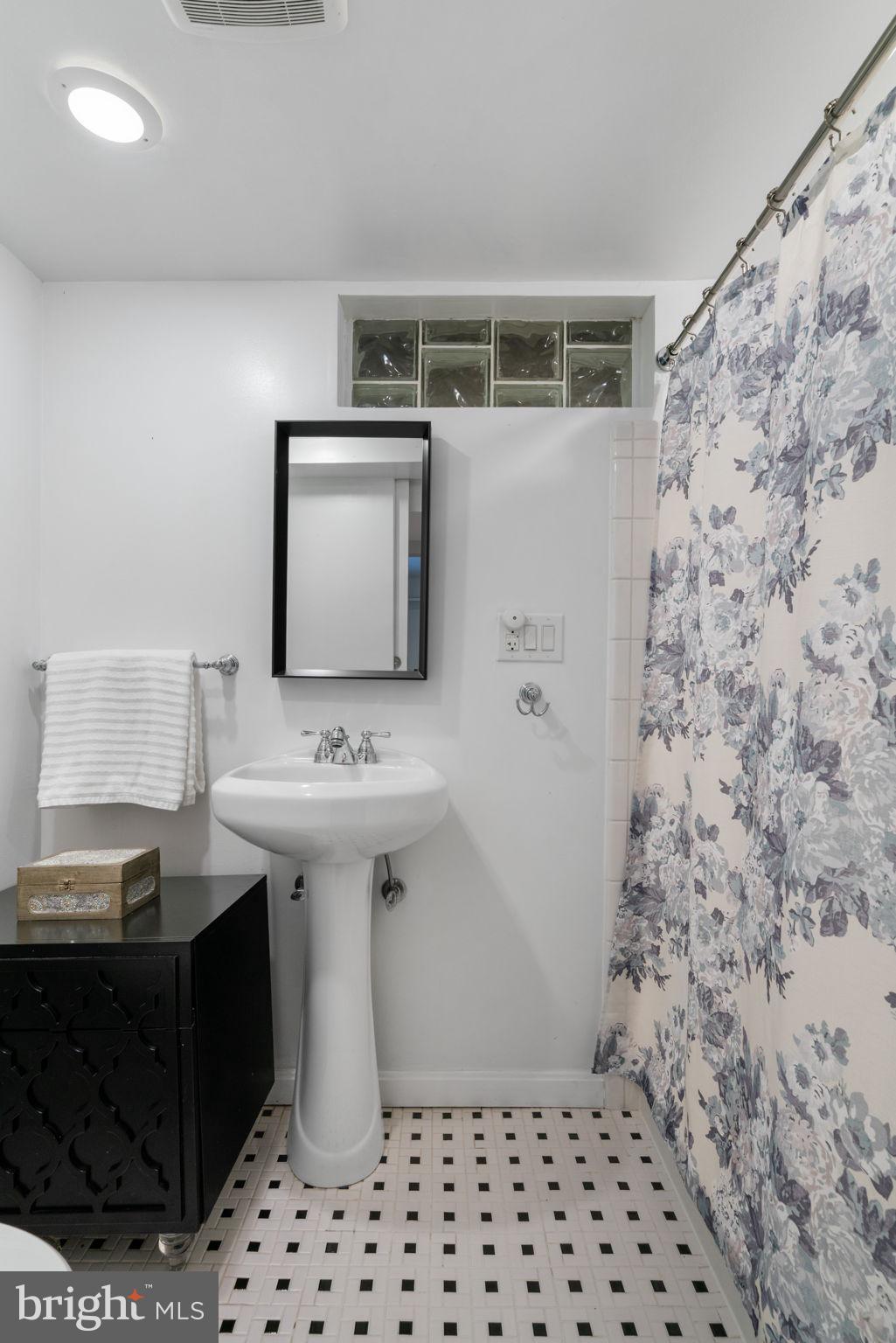 6021 Williamsburg Road Alexandria, VA 22303 - Photo 31 of 44 a bathroom with a sink and a mirror