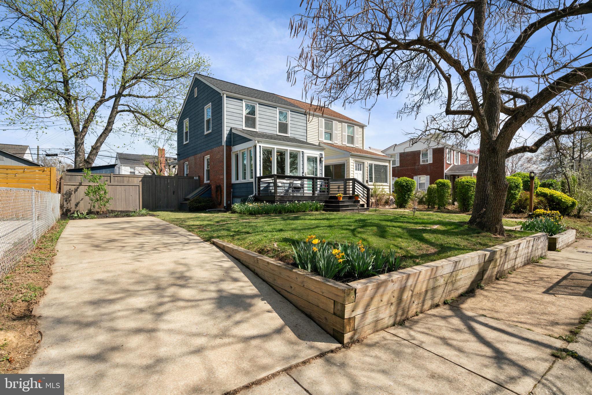 6021 Williamsburg Road Alexandria, VA 22303 - Photo 4 of 44 a view of a big yard with plants and large trees
