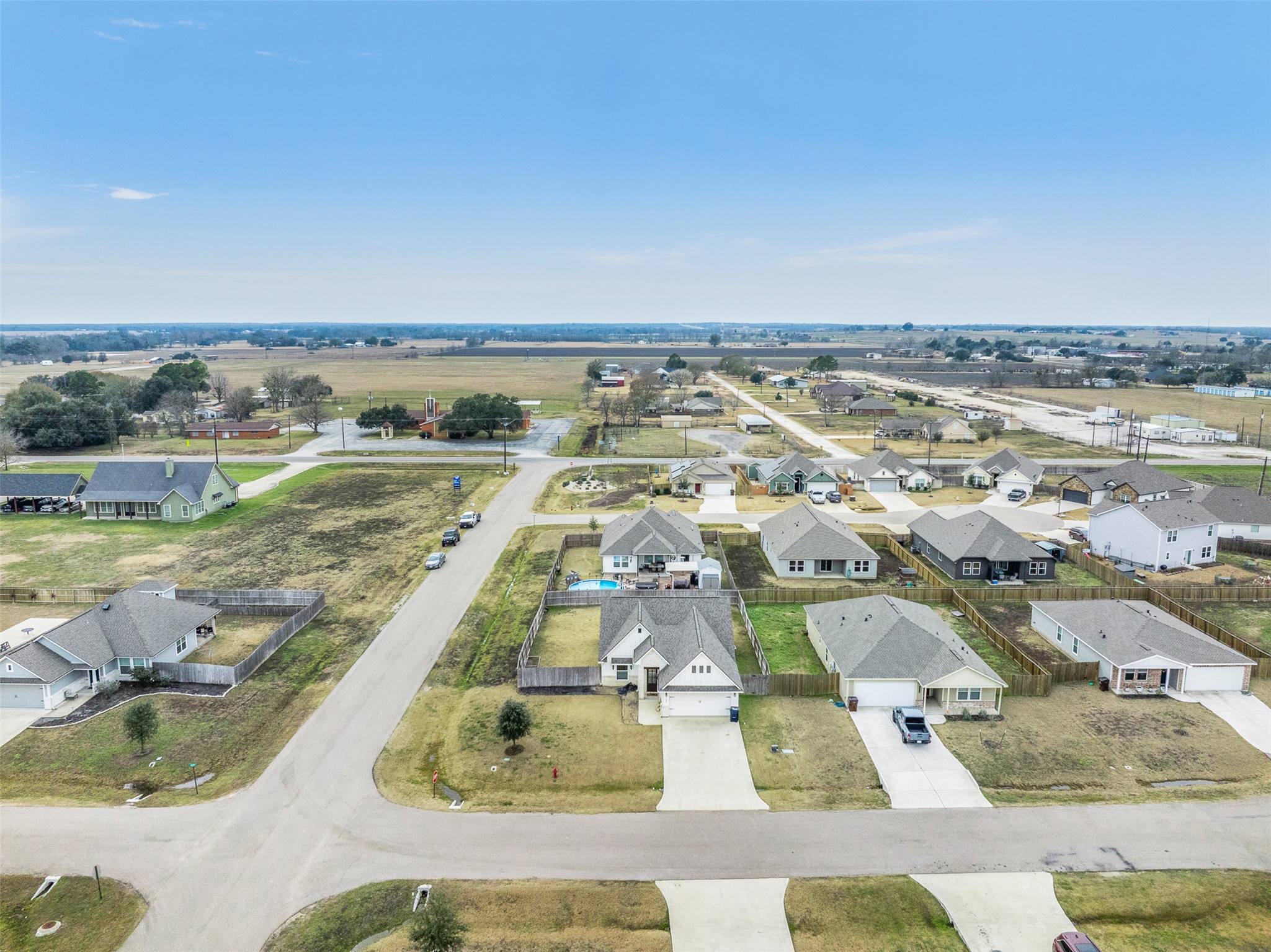 149 Windmill Road Somerville, TX 77879 - Photo 28 of 31 Aerial view of residential area