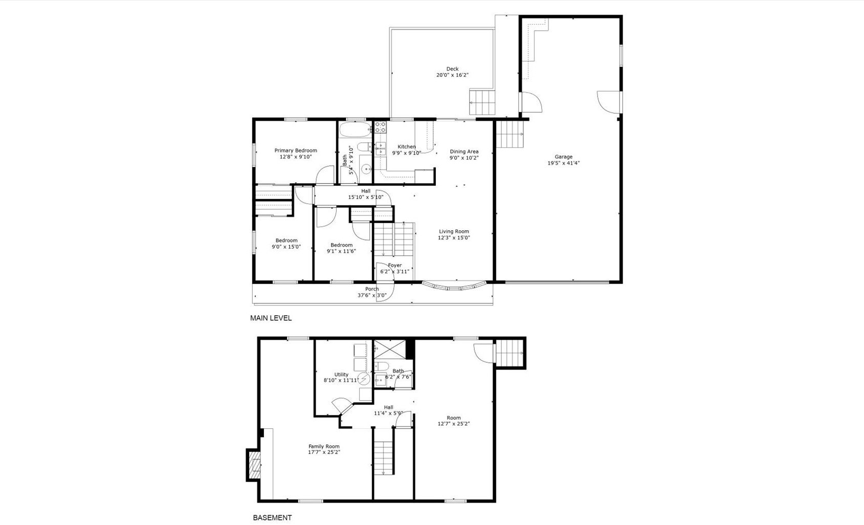 1613 Carolina Drive Rantoul, IL 61866 - Photo 50 of 50 a picture of floor plan