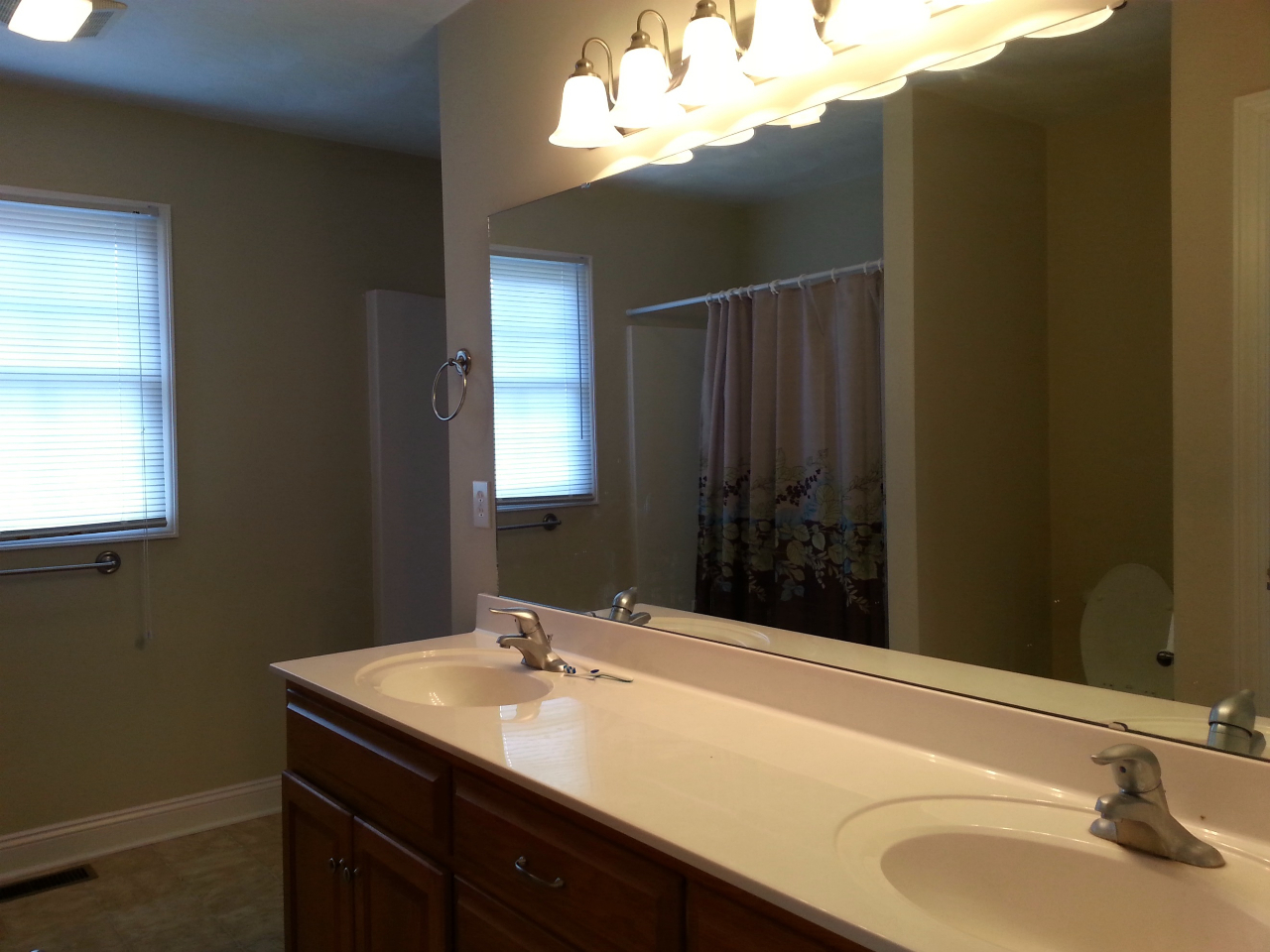 5191 Horseshoe Bend Road Goodview, VA 24095 - Photo 7 of 8 a bathroom with a sink and a mirror