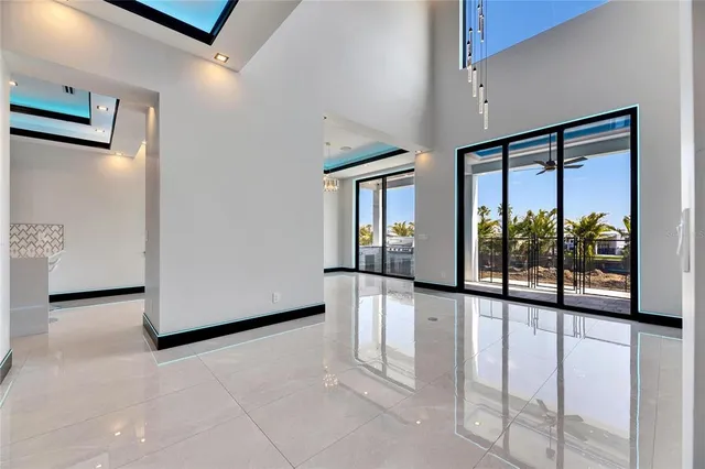 a view of a refrigerator in kitchen