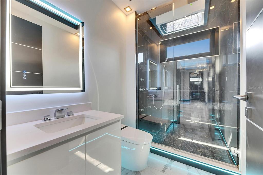 6538 Simone Shores Circle Apollo Beach, FL 33572 - Photo 55 of 88 a bathroom with a sink toilet and shower