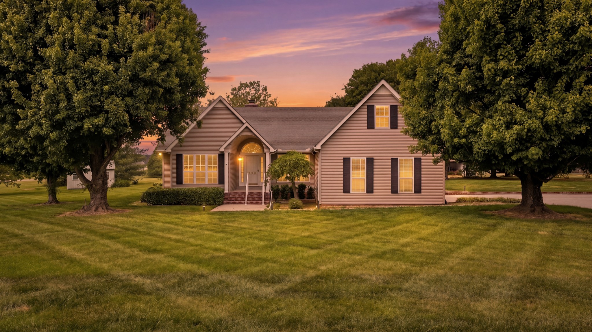 213 Maple Springs Drive Manchester, TN 37355 - Photo 41 of 58 a view of a house with a yard
