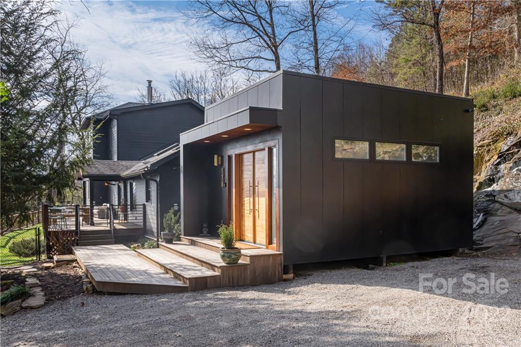 a view of a house with a snow