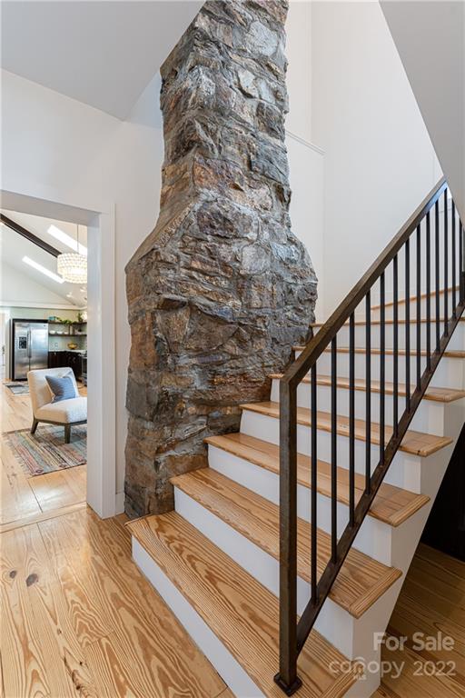 170 South Delano Road Asheville, NC 28805 - Photo 28 of 48 a view of entryway with wooden floor