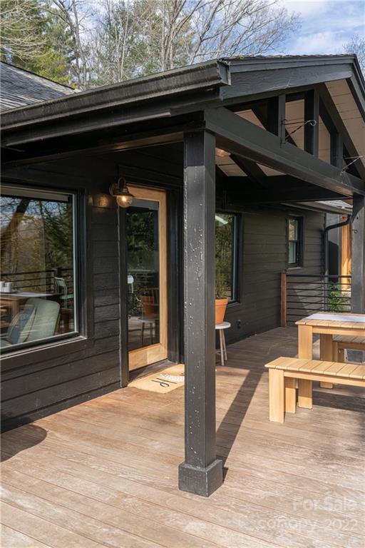 170 South Delano Road Asheville, NC 28805 - Photo 43 of 48 a view of a balcony and front door