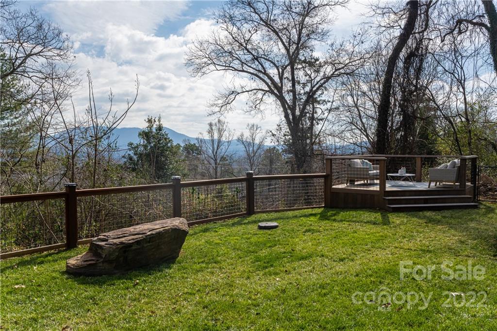 170 South Delano Road Asheville, NC 28805 - Photo 6 of 48 a garden view with a sitting space