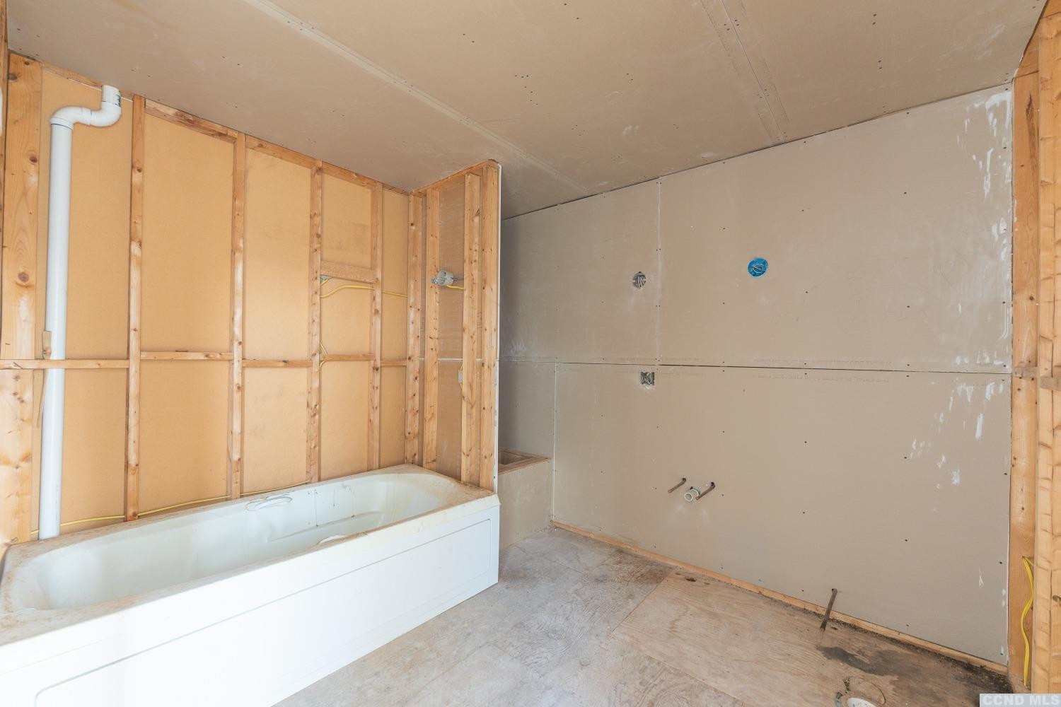 1174 Potter Mountain Road Gilboa, NY 12076 - Photo 58 of 94 a bathroom with a bathtub and a shower