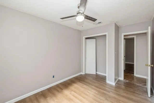 wooden floor in an empty room