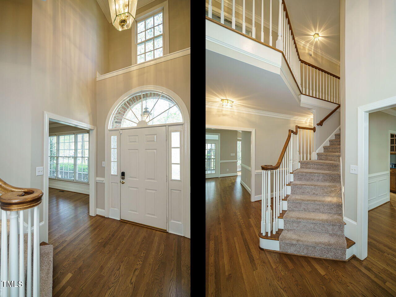 2320 Primrose Valley Court Raleigh, NC 27613 - Photo 4 of 43 a view of entryway and hall with wooden floor