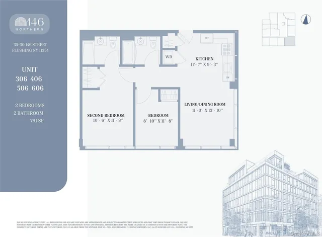 $1,046,000 | 35-30 146th Street, Unit 506 | Murray Hill - Flushing