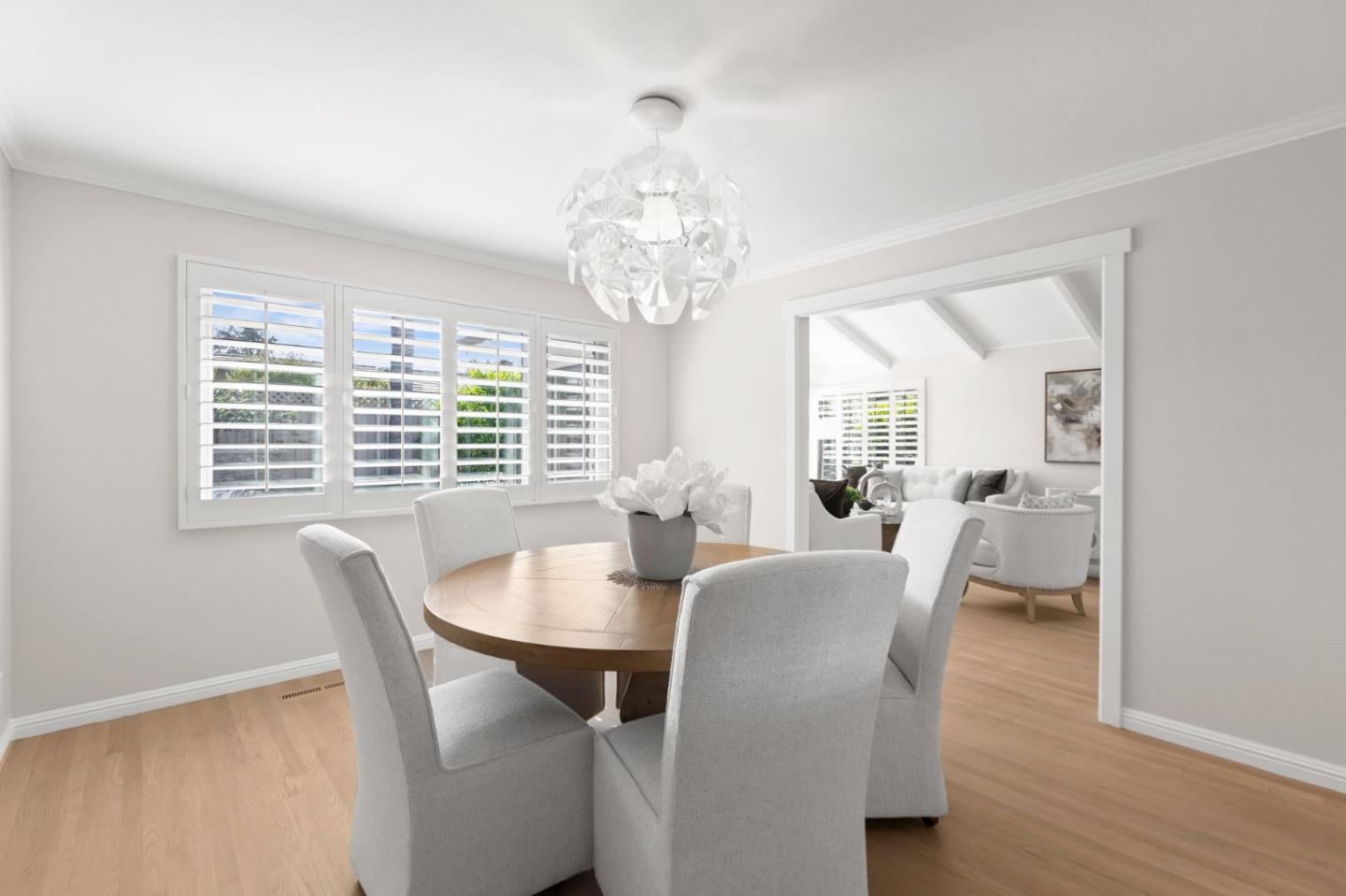 2219 Maykirk Road San Jose, CA 95124 - Photo 24 of 100 a view of a dining room with furniture window and wooden floor