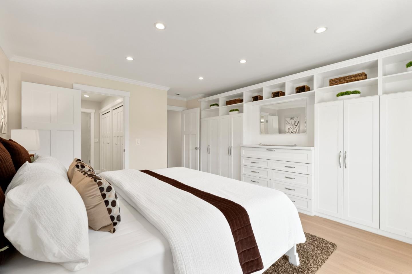 2219 Maykirk Road San Jose, CA 95124 - Photo 59 of 100 a bedroom with a bed and a closet