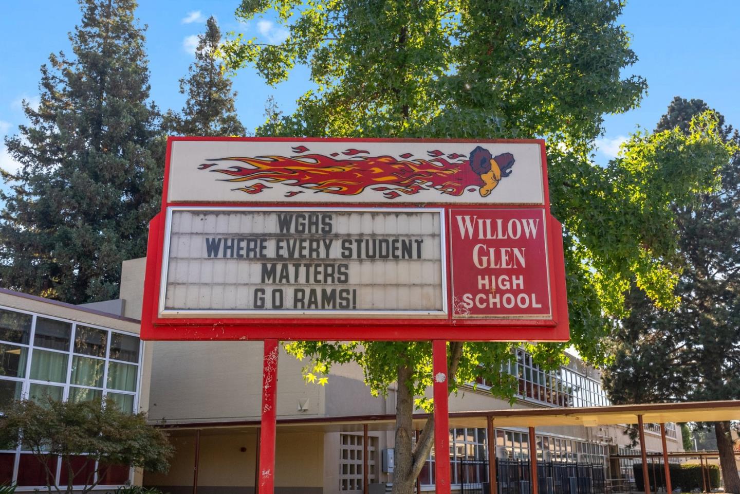 2219 Maykirk Road San Jose, CA 95124 - Photo 89 of 100 a sign on the side of a building