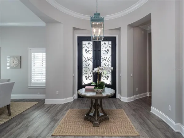a room with furniture and window