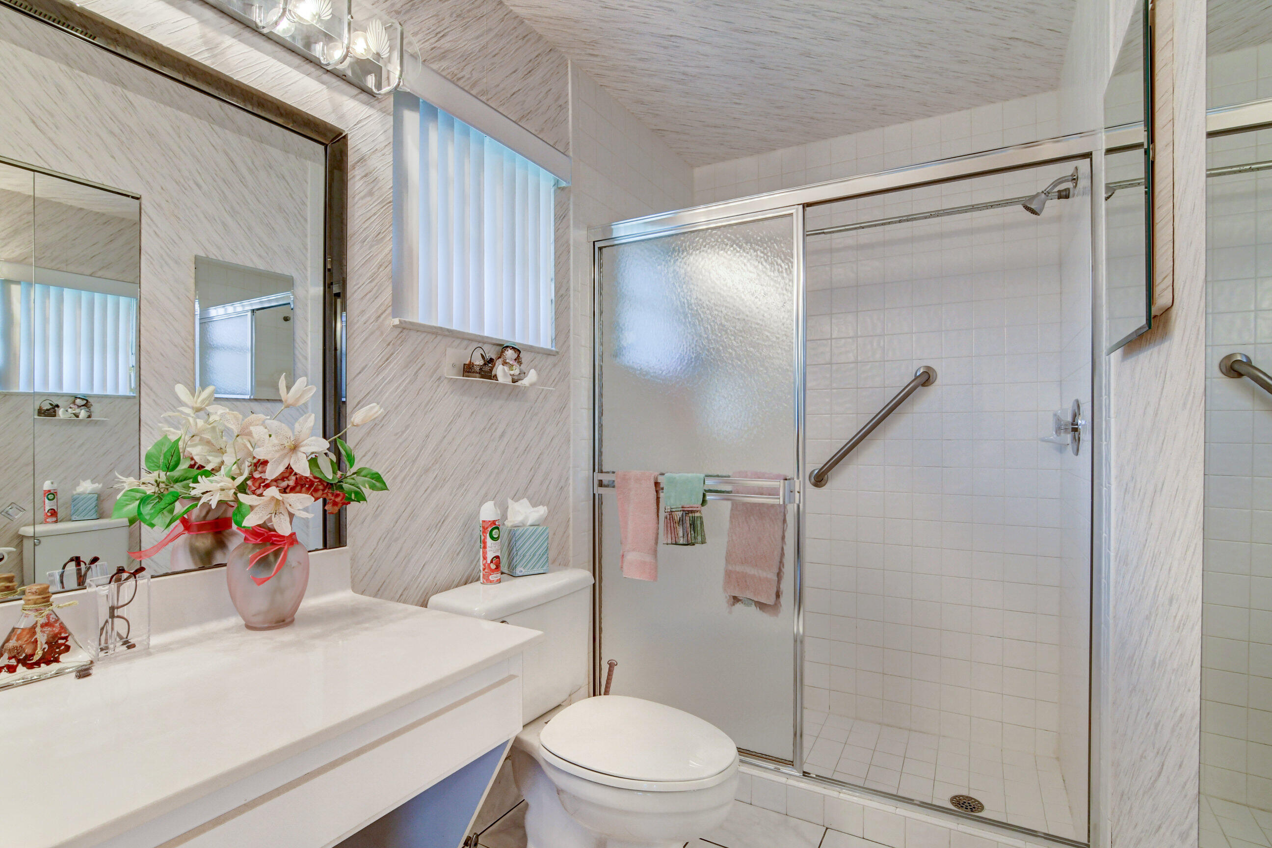 6359 Mill Pointe Circle Delray Beach, FL 33484 - Photo 35 of 57 Step-down shower in Master Bedroom