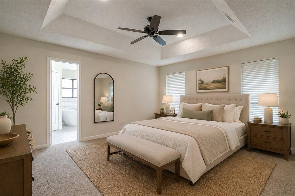 8613 Silver Creek Road White Settlement, TX 76108 - Photo 36 of 40 a bedroom with a bed mirror and window