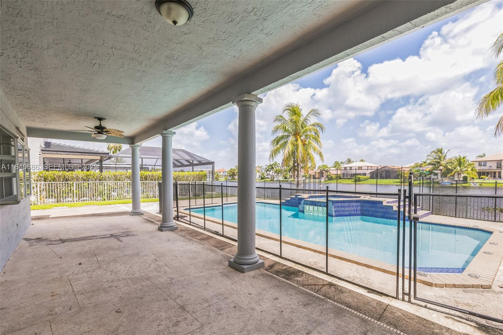 18091 Southwest 22nd Street Miramar, FL 33029 - Photo 36 of 41 a view of an empty room with a balcony