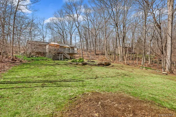 a house with trees in front of it