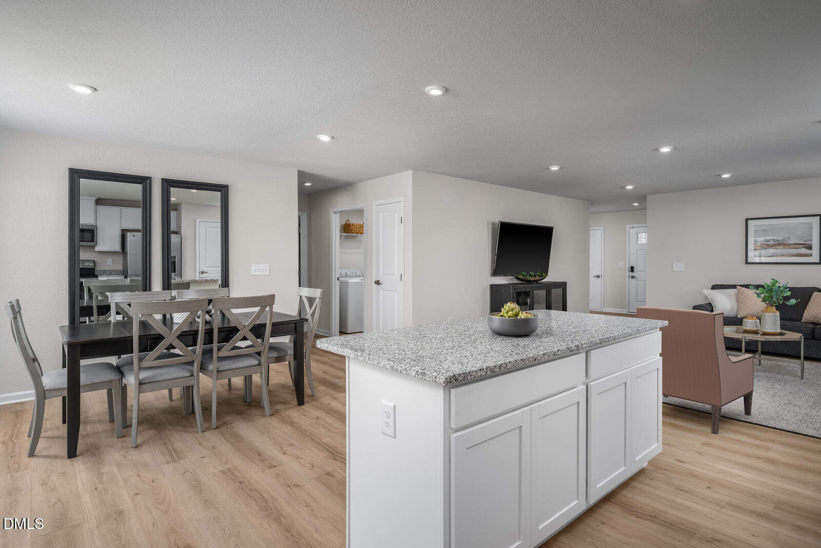 4070 Dragonfly Road Bailey, NC 27807 - Photo 7 of 20 a view of living room and dining room