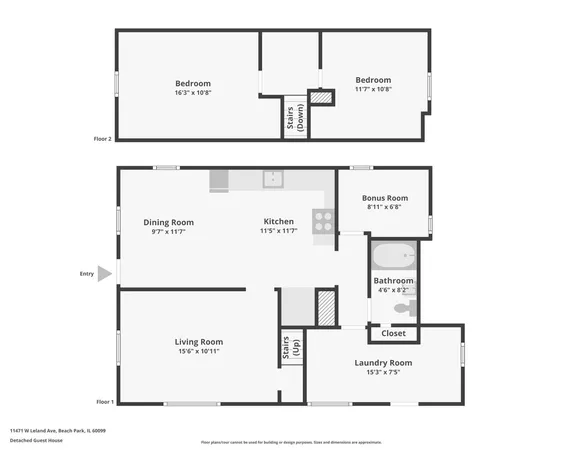 $404,900 | 11471 West Leland Avenue, Beach Park, IL 60099
