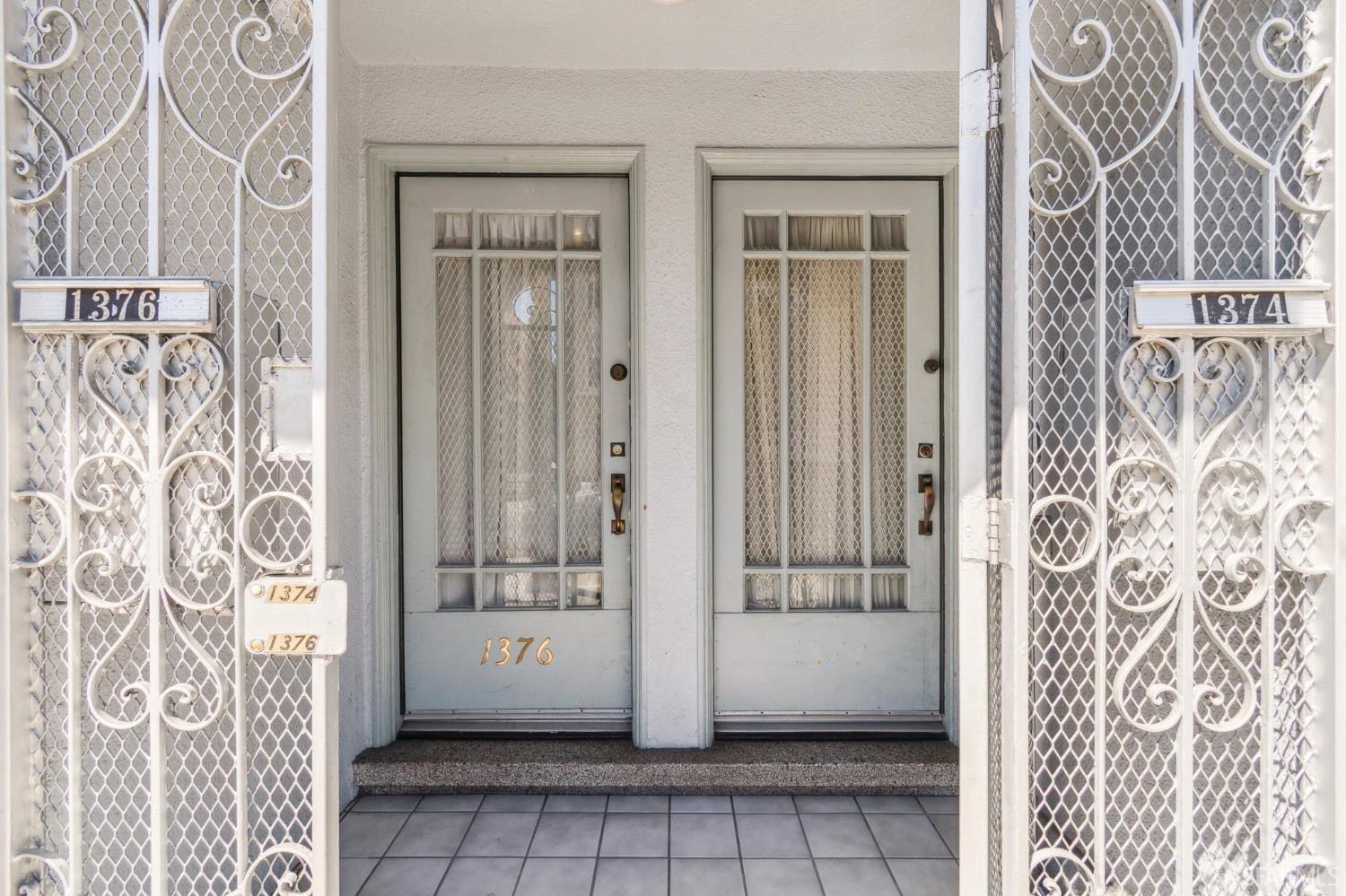 1374-1376 Chestnut Street San Francisco, CA 94123 - Photo 2 of 16 a view of an entryway door