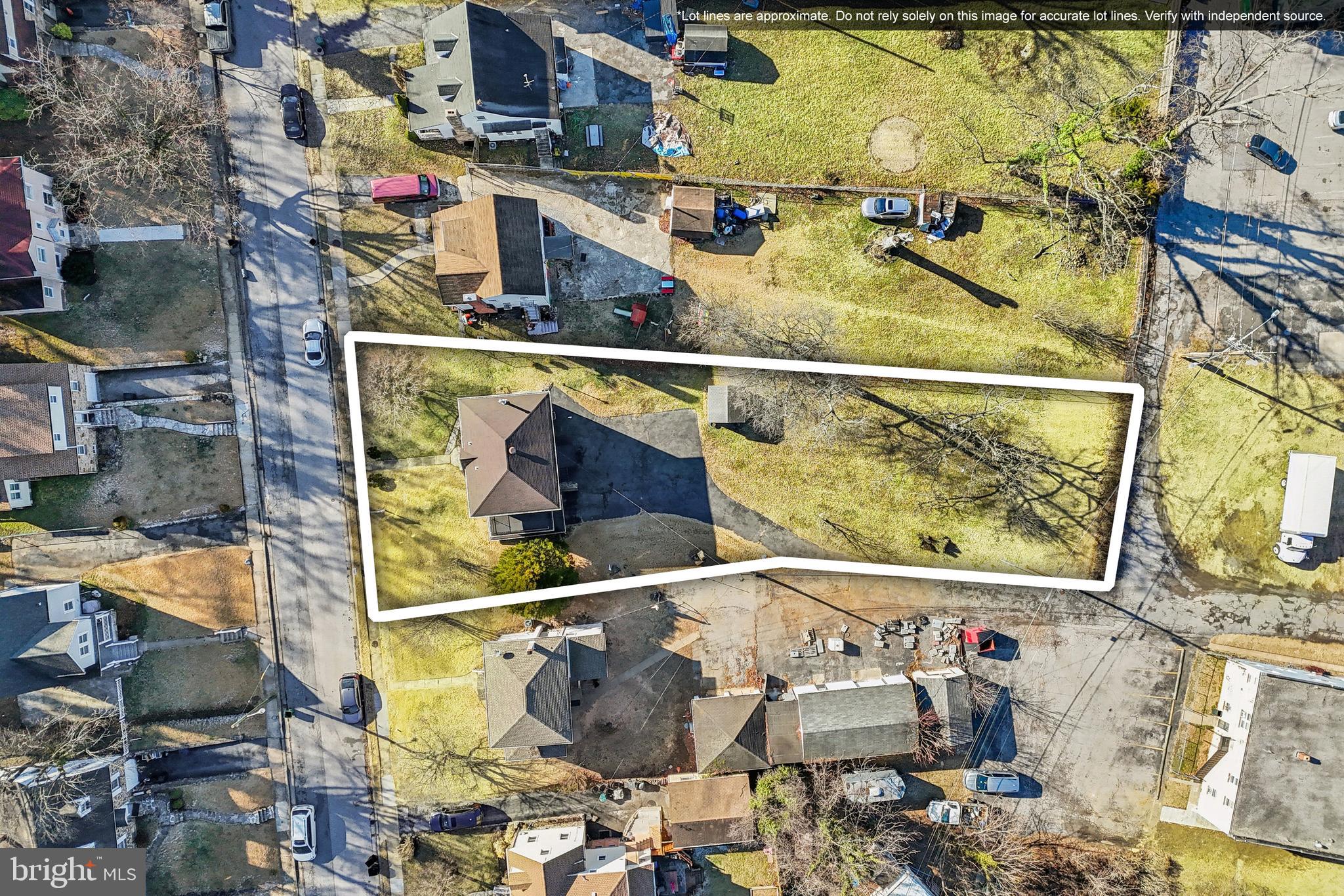 14 Summerfield Road Gwynn Oak, MD 21207 - Photo 47 of 54 an aerial view of residential houses with outdoor space