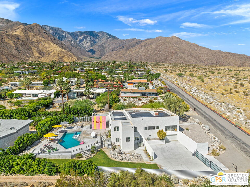 775 West Racquet Club Road Palm Springs, CA 92262 - Photo 42 of 44 a view of a city with mountains in the background