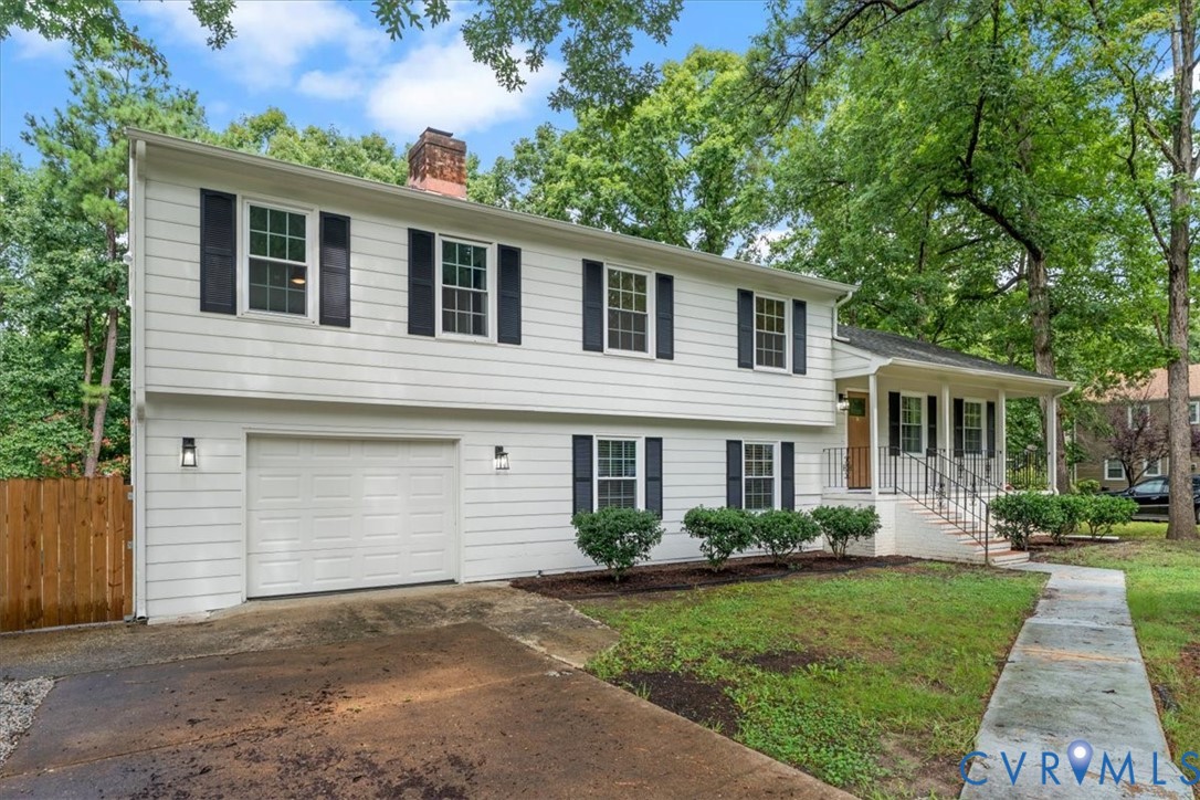 7010 Slate Road Chesterfield, VA 23832 - Photo 3 of 45 Split-level residence featuring white siding, blac
