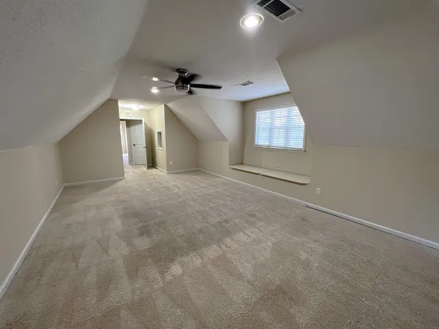 a view of a balcony with ocean view