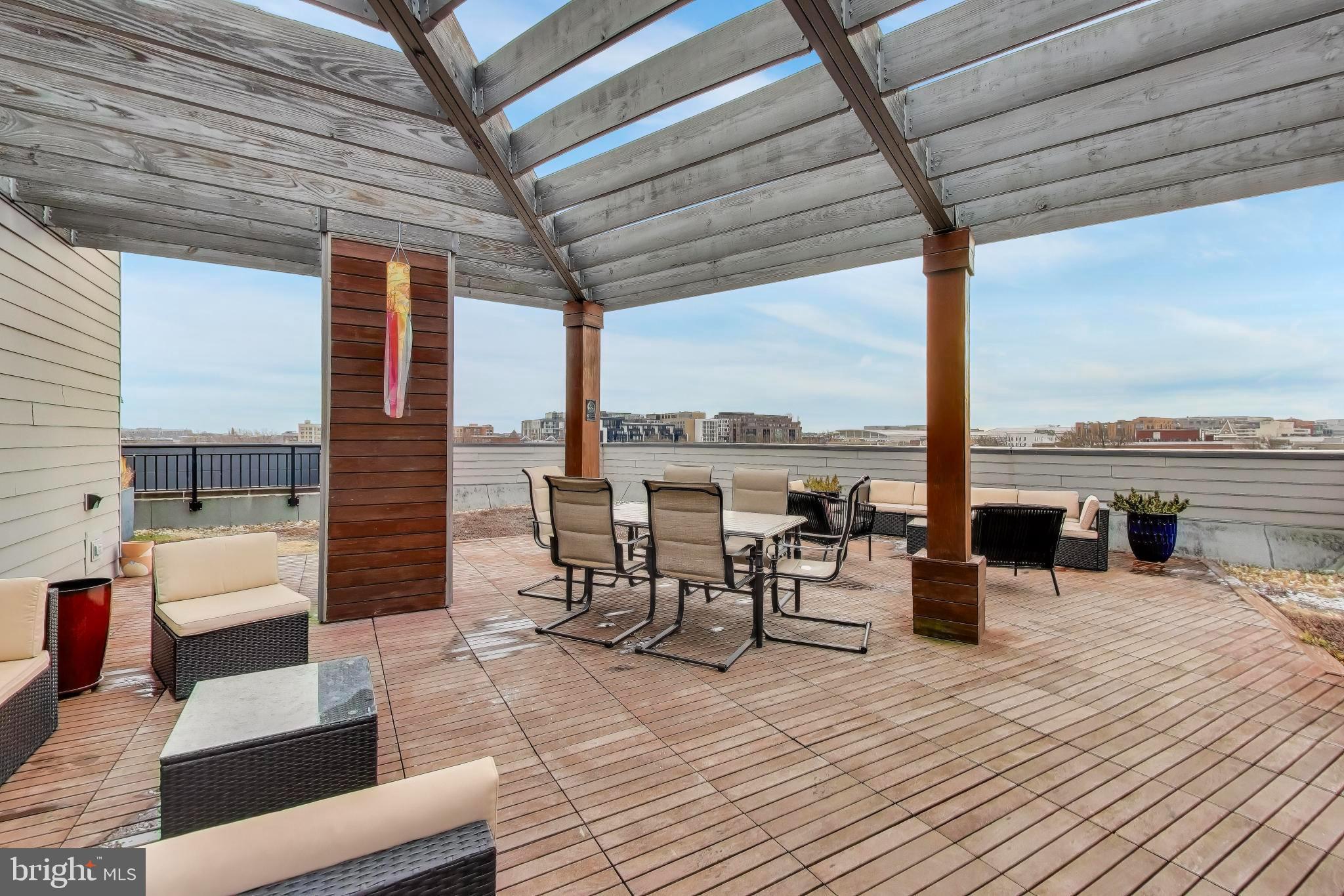 1550 11th Street Northwest, Unit 203 Washington, DC 20005 - Photo 24 of 35 Spacious rooftop retreat with stunning views.
