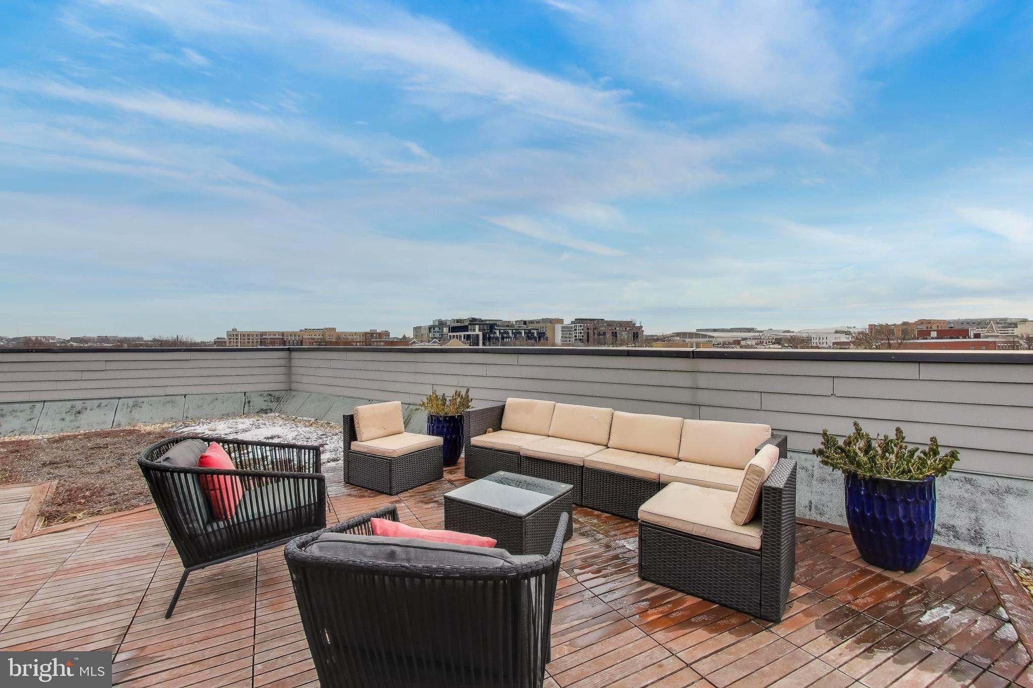1550 11th Street Northwest, Unit 203 Washington, DC 20005 - Photo 27 of 35 Stylish rooftop retreat with skyline views.