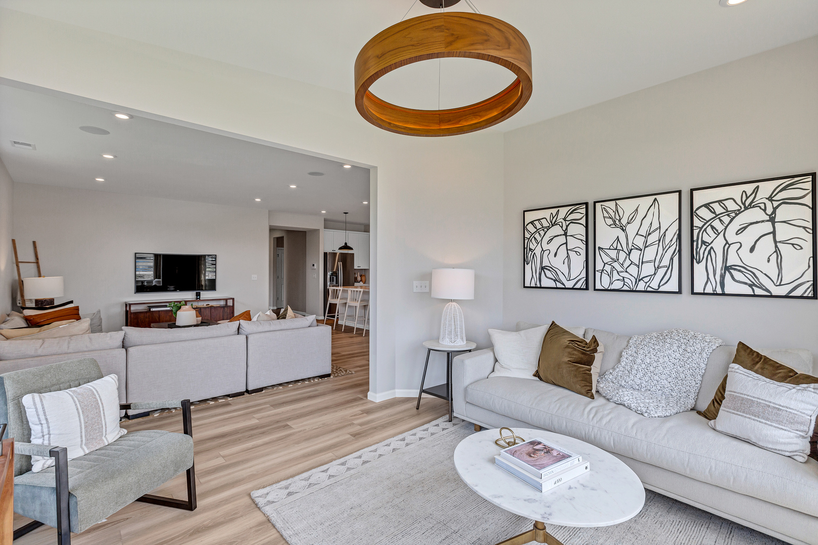 2798 Spring Circle South Lindenhurst, IL 60046 - Photo 11 of 16 a living room with furniture and a wooden floor