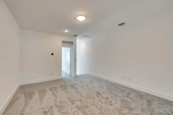 a view of an empty room
