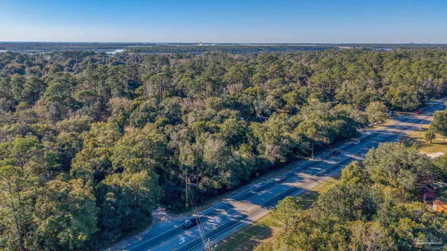 a view of an outdoor space and a yard