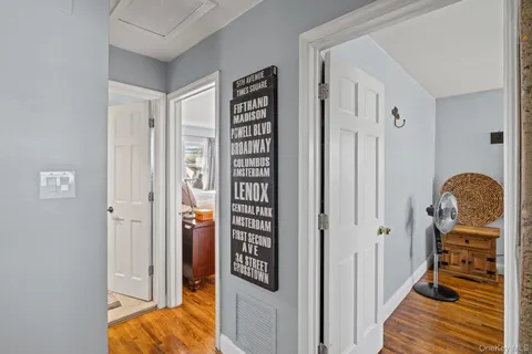 a room with furniture and a window