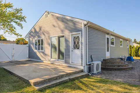 a backyard of a house