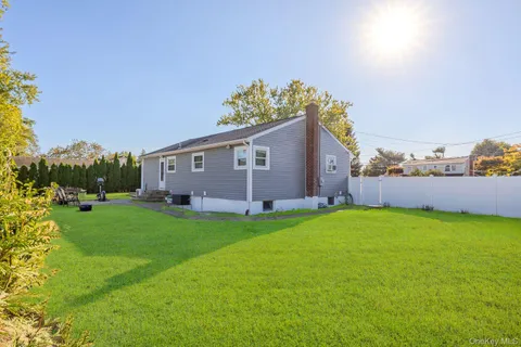 a house view with a garden space