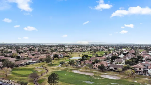 an aerial view of a city with lots of residential buildings